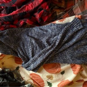 Brooks Blue and White Knit Sweater